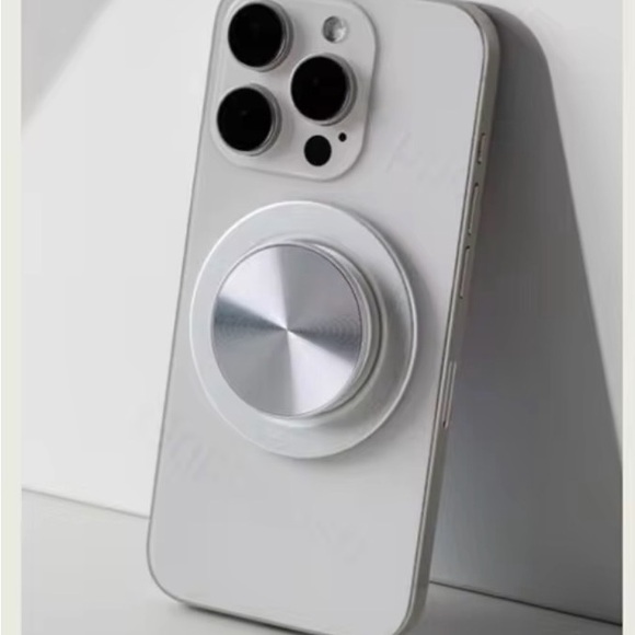 Aluminum socket magnet phone ring grip phone iPhone 17, 16,15,14,13,12 pro max - Picture 5 of 5